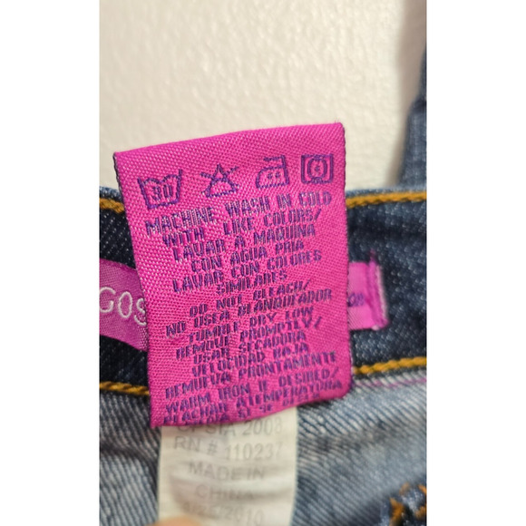 Vigoss Jeans Women's 14R Blue Dark Wash Amethyst Collection Slight Distressed - Picture 6 of 15